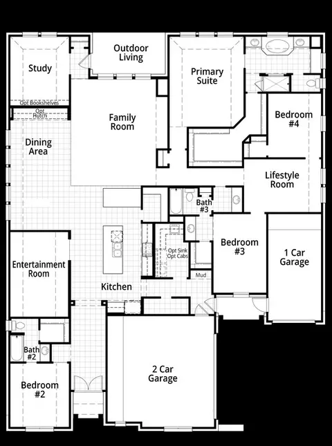 Floorplan - 1811 Kyle Ct, Prosper, TX 75078 photo 1 of 1