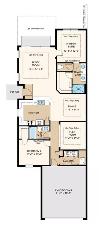 Floorplan - 1009 Tassleflower Trl, Saint Cloud, FL 34771 photo 1 of 1