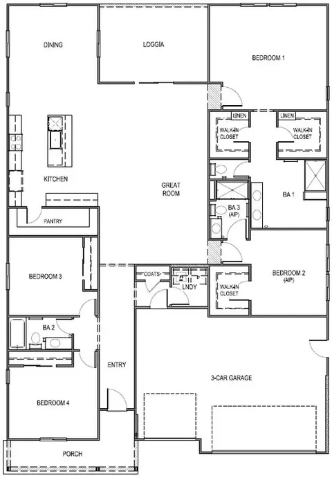 Floorplan - 4235 Haleakala Ave, Redding, CA 96001 photo 1 of 1