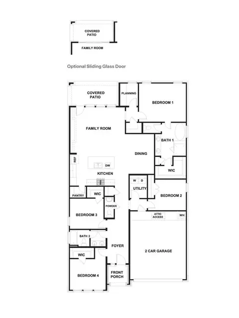 Floorplan - 2321 Bronc Buster Way, Leander, TX 78641 photo 1 of 1