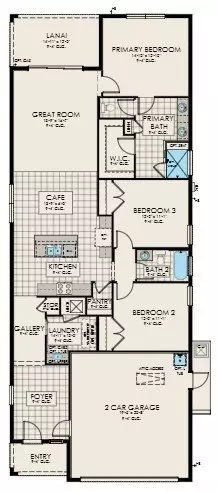 Floorplan - 9812 Palena Dr, Melbourne, FL 32940 photo 1 of 1