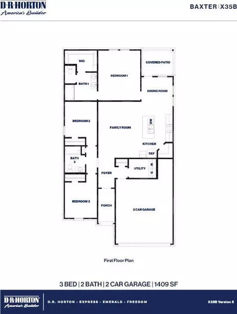 Floorplan - 7235 Rolling Valley Ln, Conroe, TX 77304 photo 1 of 1