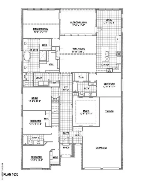 Floorplan - 4805 Triadic Ln, Prosper, TX 75078 photo 5 of 6
