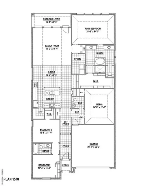 Floorplan - 2101 Baxter Rd, Celina, TX 75009 photo 1 of 4