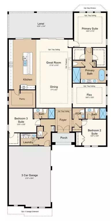 Floorplan - 1009 Tassleflower Trl, Saint Cloud, FL 34771 photo 1 of 1