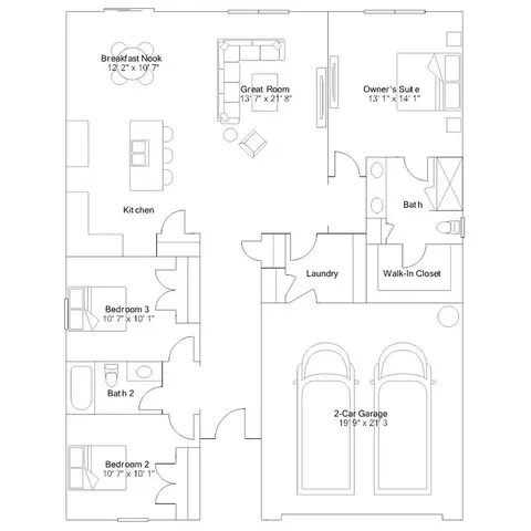 Floorplan - 138 Primrose St, King, NC 27021 photo 1 of 1