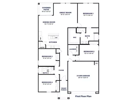 Floorplan - 3016 W Simone Ave, Apache Junction, AZ 85120 photo 1 of 1