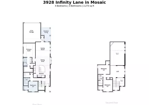 Floorplan - 3928 Infinity Ln, Celina, TX 75078 photo 1 of 1