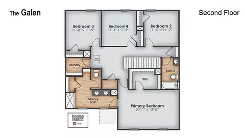 Floorplan - 405 Crocus Ct, Richlands, NC 28547 photo 2 of 3