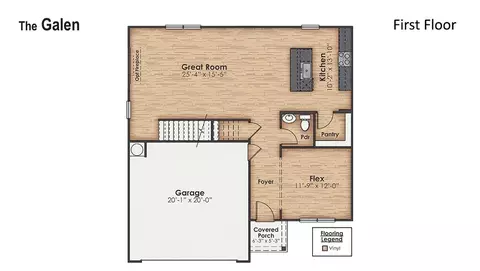 Floorplan - 405 Crocus Ct, Richlands, NC 28547 photo 1 of 3