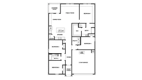 Floorplan - 257 Combine Rd, Snook, TX 77878 photo 1 of 1