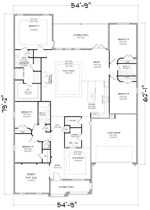 Floorplan - 9500 Mossy Rd, Biloxi, MS 39532 photo 5 of 5