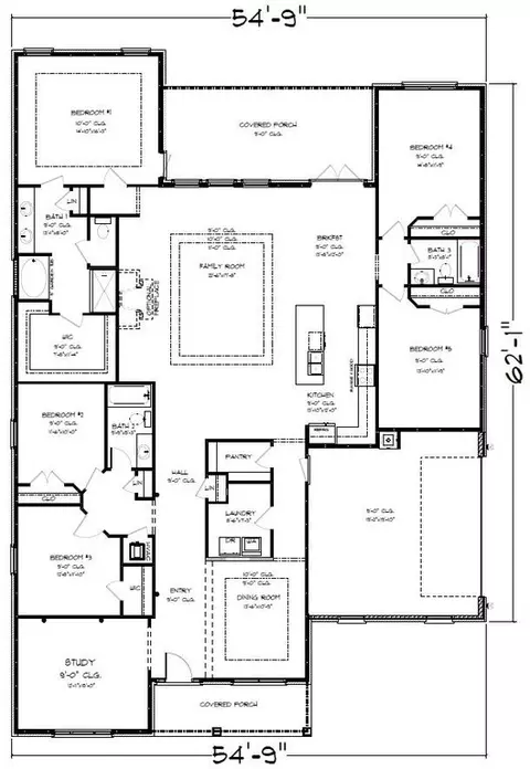 Floorplan - 9500 Mossy Rd, Biloxi, MS 39532 photo 1 of 5