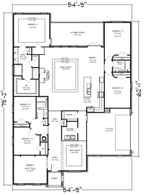 Floorplan - 9500 Mossy Rd, Biloxi, MS 39532 photo 4 of 5