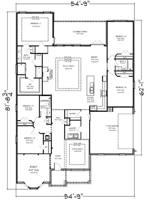 Floorplan - 9500 Mossy Rd, Biloxi, MS 39532 photo 3 of 5
