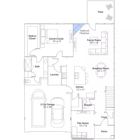 Floorplan - 417 Adhurst Dr, Enoree, SC 29335 photo 2 of 3