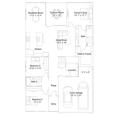 Floorplan - 44 E First St, Williamston, SC 29697 photo 1 of 2