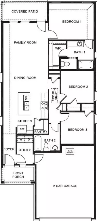 Floorplan - 136 Springhill North Rd, Boyd, TX 76023 photo 1 of 1
