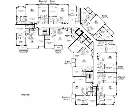Floorplan - Unit 302, Lewes, DE 19958 photo 3 of 5