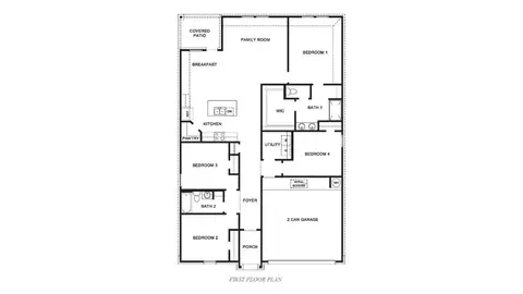 Floorplan - 7515 N 154th E Ave, Owasso, OK 74055 photo 1 of 1