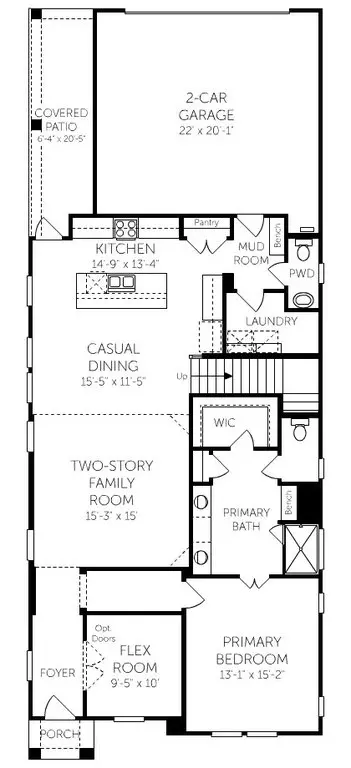 Floorplan - 2452 Trailrunner Dr, Celina, TX 75009 photo 1 of 2
