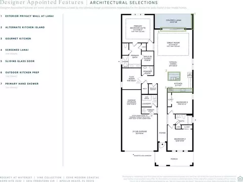 Floorplan - 5614 Freestone Cir, Apollo Beach, FL 33572 photo 2 of 2