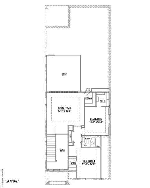 Floorplan - 1809 Hillside Stroll Dr, Lavon, TX 75166 photo 2 of 3