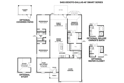 Floorplan - 6517 Adderly Rd, Pilot Point, TX 76258 photo 1 of 2