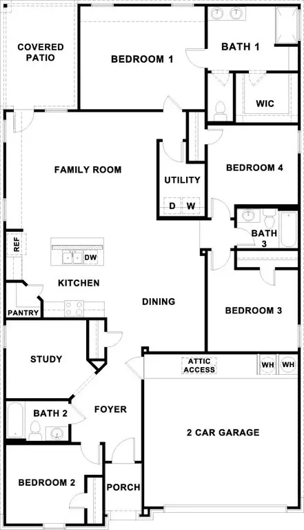 Floorplan - 20201 Tester St, Manor, TX 78653 photo 1 of 1