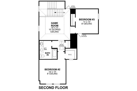 Floorplan - 3129 Royal Throne Ct, Denton, TX 76208 photo 3 of 3