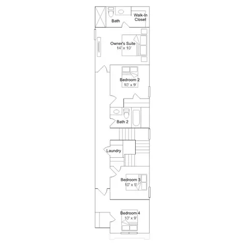 Floorplan - 4607 George Cunningham Loop, Temple, TX 76502 photo 2 of 2