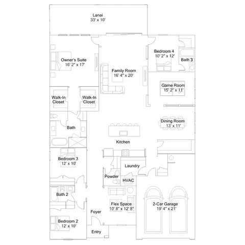 Floorplan - 3203 Addison Blvd, Saint Cloud, FL 34771 photo 1 of 1