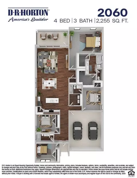 Floorplan - 428 Springfield Terrace Dr, Conroe, TX 77304 photo 2 of 2