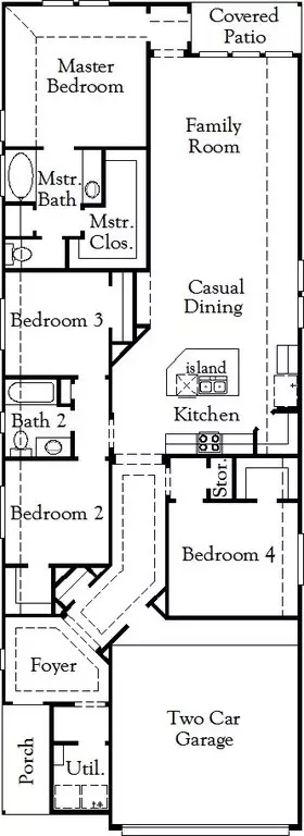 Floorplan - 3009 Hickory Haven Ln, Conroe, TX 77385 photo 1 of 1