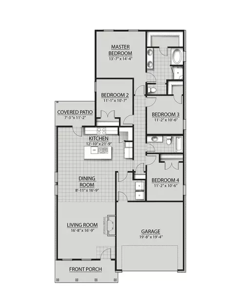 Floorplan - 210 Judice Ln, Duson, LA 70529 photo 1 of 1