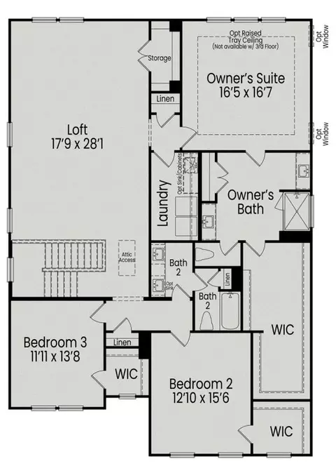 Floorplan - 852 Dragonfly Pond Way, Wake Forest, NC 27587 photo 2 of 4