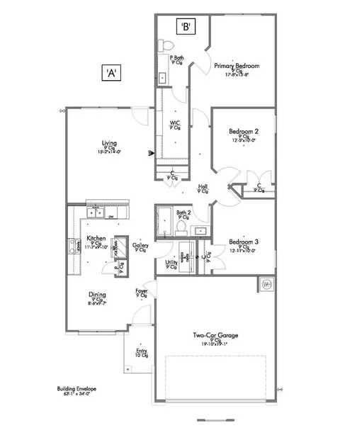 Floorplan - Fox Bluff Drive, Bryan, TX 77807 photo 1 of 1