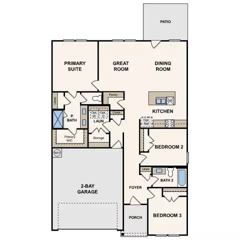 Floorplan - 101 Joel St, Springtown, TX 76082 photo 1 of 1