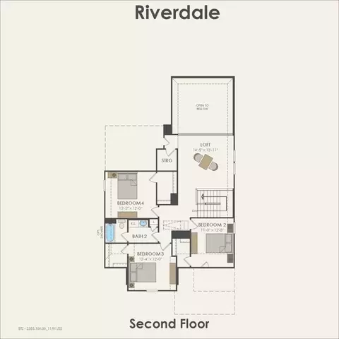 Floorplan - 612 Ruby Bend Ln, Montgomery, TX 77356 photo 2 of 2