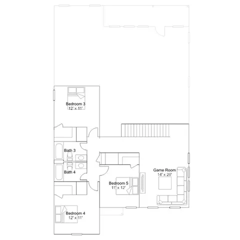 Floorplan - 23816 Tiny Moons Way, Elgin, TX 78621 photo 2 of 2