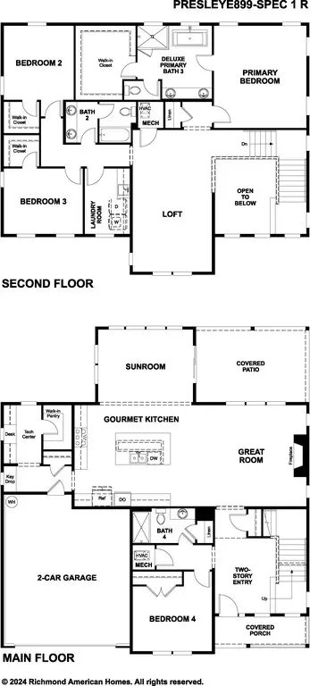 Floorplan - 5946 Hunt Valley Dr, Spring Hill, TN 37174 photo 1 of 1