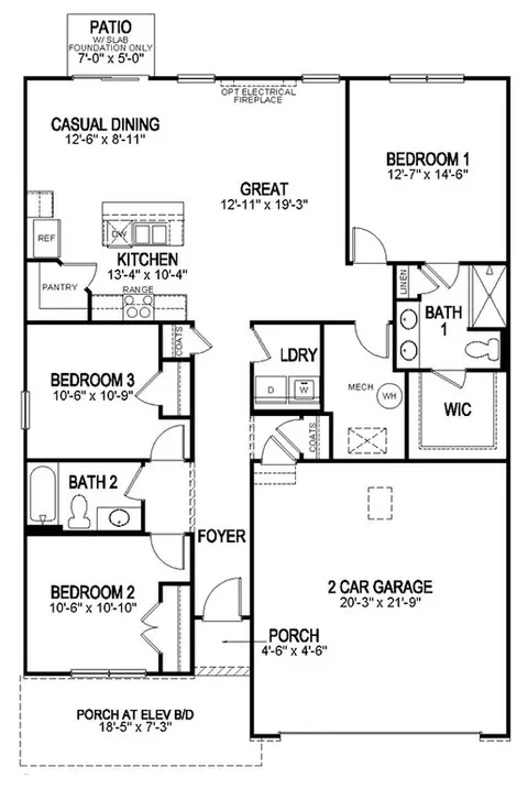 Floorplan - 403 Madison Way, Plain City, OH 43064 photo 1 of 1