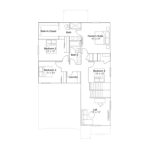 Floorplan - 8778 S Circulo Generoso, Vail, AZ 85641 photo 3 of 3