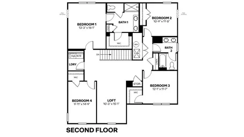 Floorplan - 7097 Theo Baker Blvd, Pendleton, IN 46064 photo 2 of 2