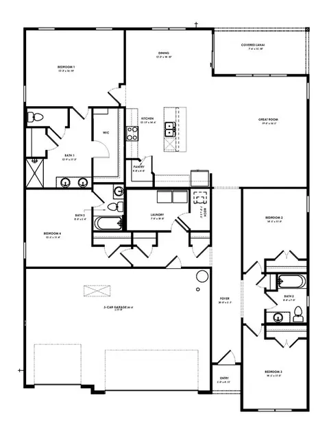Floorplan - 5131 SW 51st Rd, Gainesville, FL 32608 photo 1 of 1
