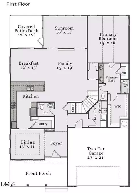 Floorplan - 2012 Upland Ln, Durham, NC 27712 photo 1 of 2