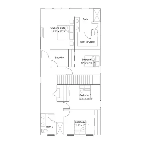 Floorplan - 6435 E Peralta Way, Fresno, CA 93727 photo 2 of 2