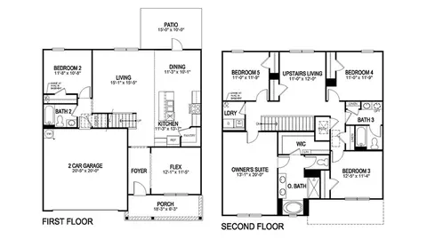 Floorplan - Knightsbridge, Alabaster, AL 35007 photo 3 of 3