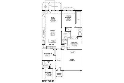 Floorplan - 2704 Fork Way, Celina, TX 75009 photo 2 of 2
