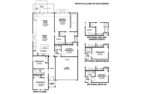 Floorplan - 2704 Fork Way, Celina, TX 75009 photo 2 of 2